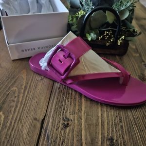Veronica beard Salva Jelly slides size 8 NWT